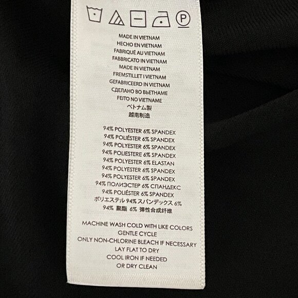 Michael Michael Kors Black Sleeveless Side Twist Dress, Size L NWT - Picture 4 of 6